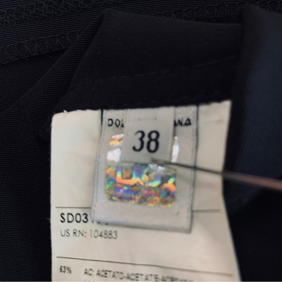 D&G DOLCE & GABANA LITTLE BLACK DRESS - Picture 12 of 16